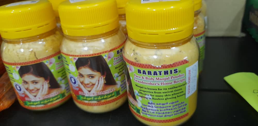 Barathis Face & Body Manjal Powder
