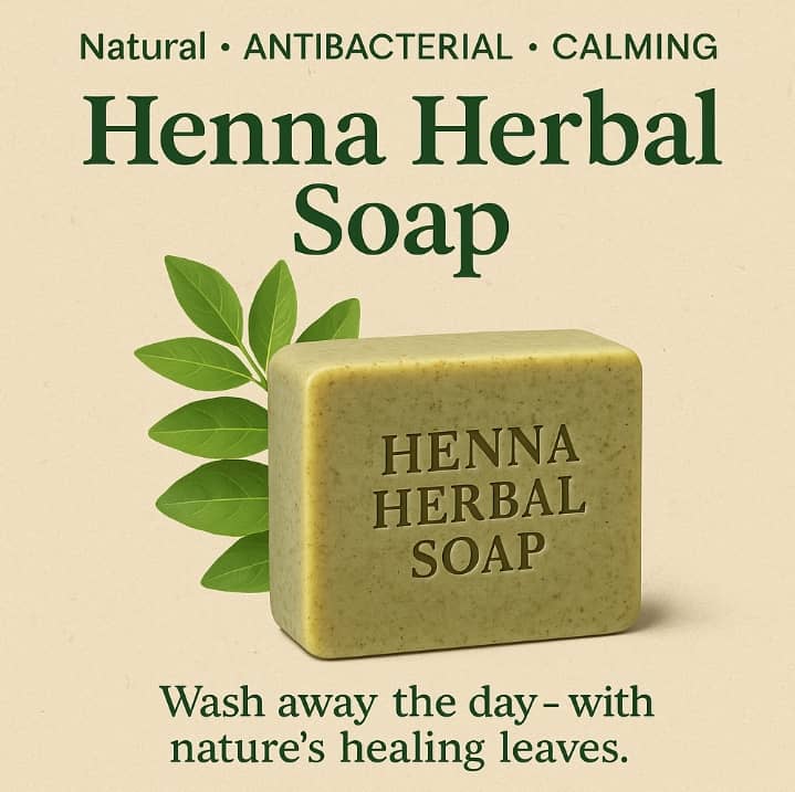 SoulLeaf Henna Herbal Soap – Homemade Product
