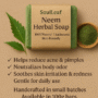 SoulLeaf Neem Herbal Soap - Homemade Product
