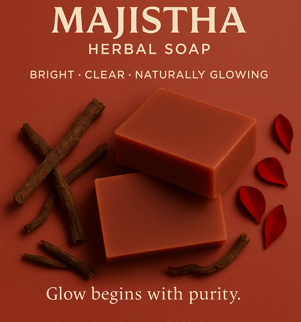 SoulLeaf Majistha Herbal Soap – Homemade Product